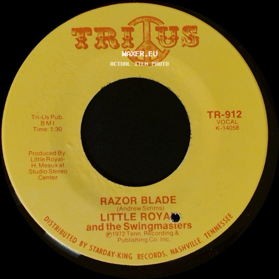 Little Royal And The Swingmasters - Razor Blade / Jealous side A
