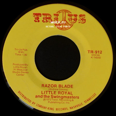 Little Royal And The Swingmasters - Jealous / Razor Blade side B