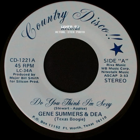 Gene Summers & Dea - Do You Think I'm Sexy / The Clown side A