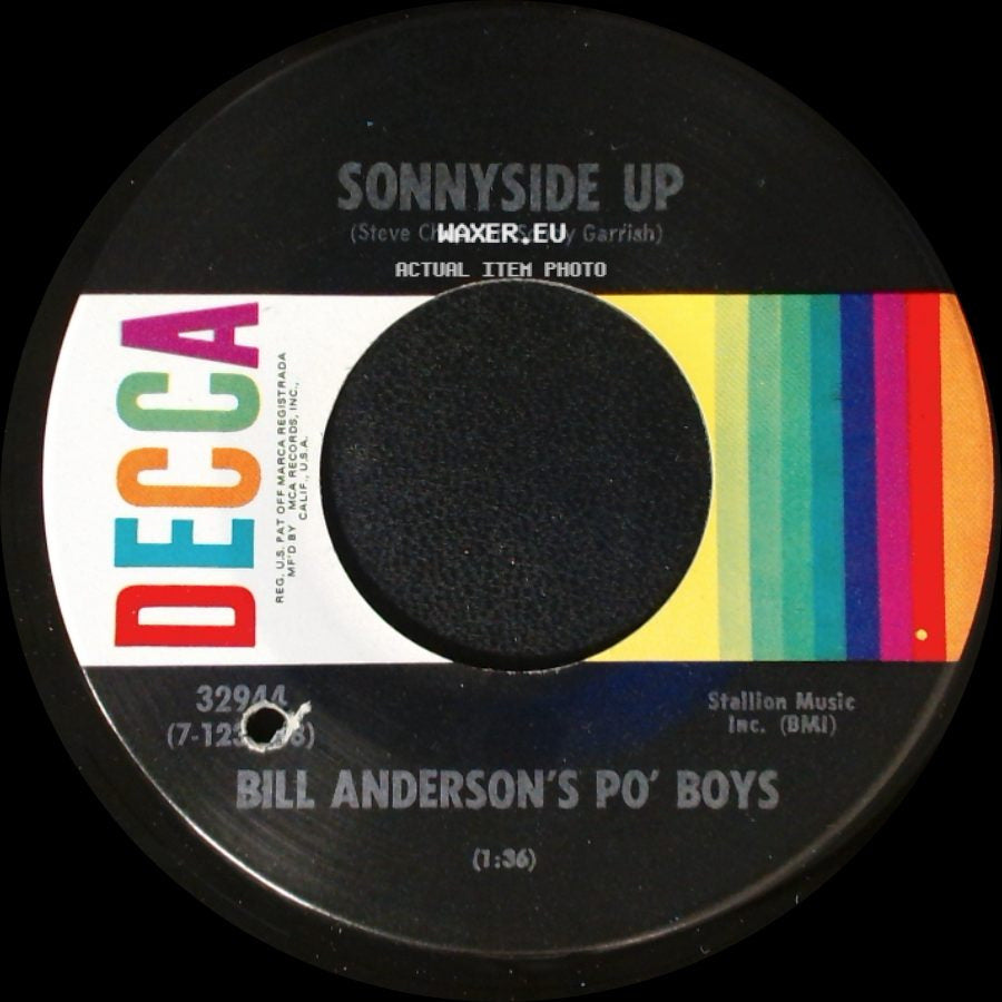 Bill Anderson's Po' Boys - Sonnyside Up / Guitar Bag side A