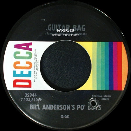Bill Anderson's Po' Boys - Sonnyside Up / Guitar Bag side B