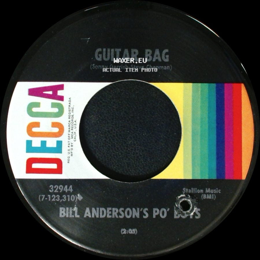 Bill Anderson's Po' Boys - Sonnyside Up / Guitar Bag side B