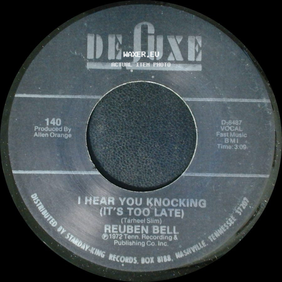 Reuben Bell - Baby Love / I Hear You Knocking (It's Too Late) side B