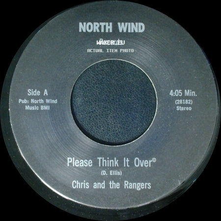 Chris And The Rangers - Please Think It Over / Sing Me A Tune side A