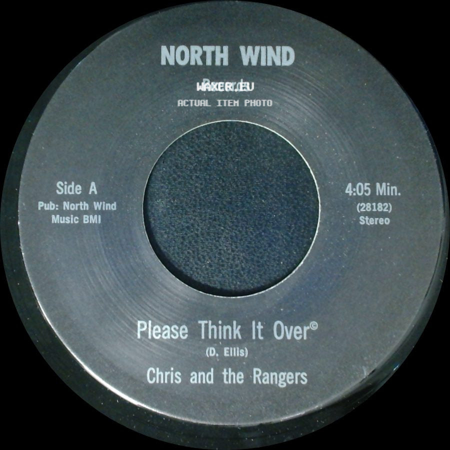 Chris And The Rangers - Please Think It Over / Sing Me A Tune side A