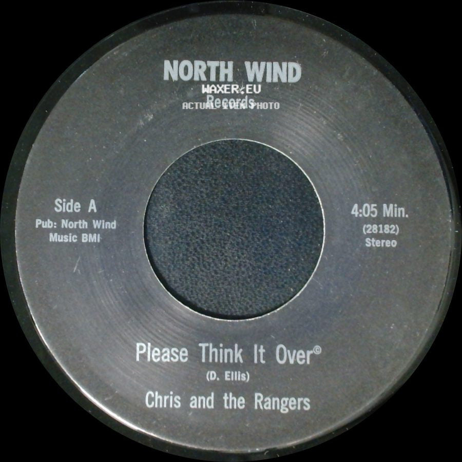 Chris And The Rangers - Please Think It Over / Sing Me A Tune side A