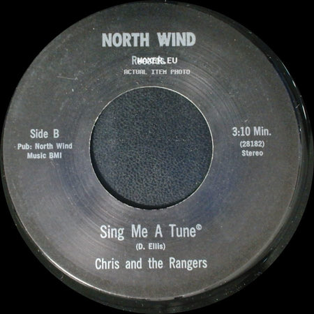 Chris And The Rangers - Please Think It Over / Sing Me A Tune side B