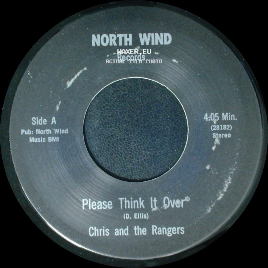 Chris And The Rangers - Please Think It Over / Sing Me A Tune side A
