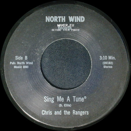 Chris And The Rangers - Please Think It Over / Sing Me A Tune side B