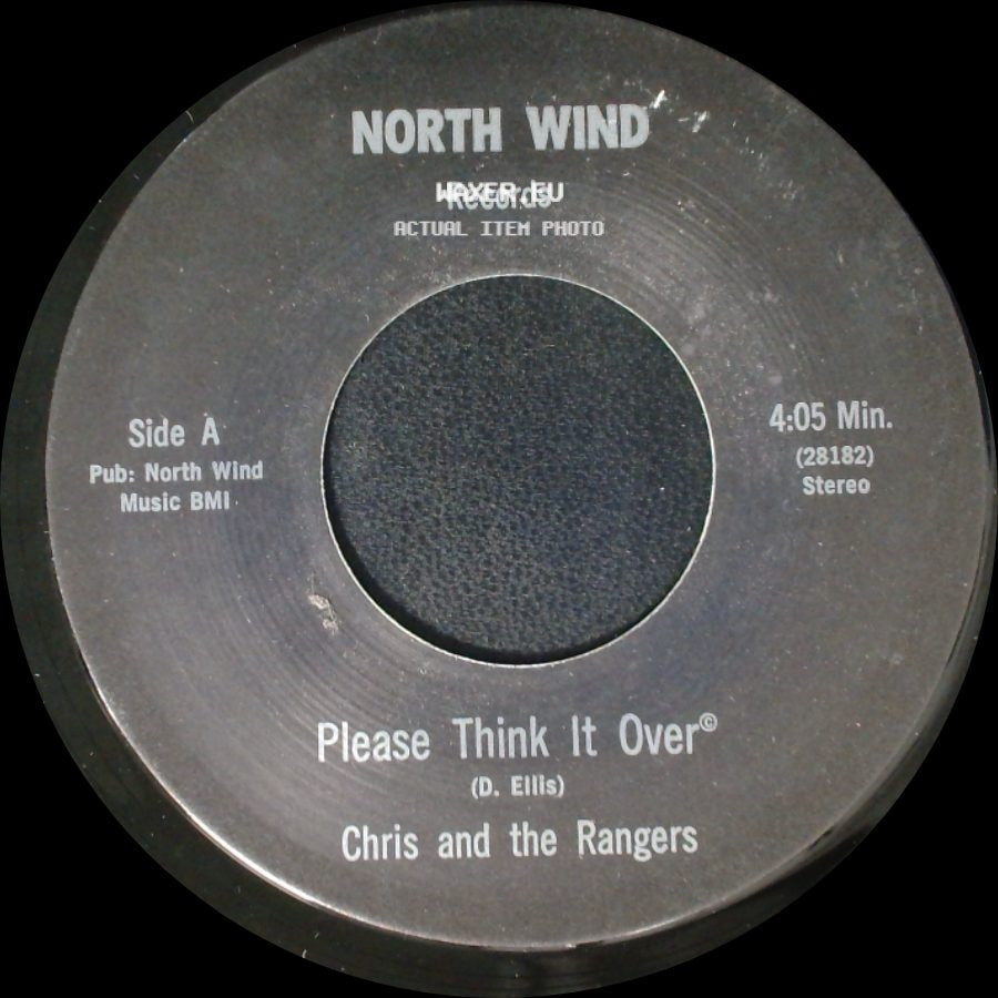 Chris And The Rangers - Please Think It Over / Sing Me A Tune side A
