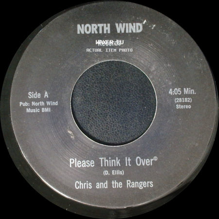 Chris And The Rangers - Please Think It Over / Sing Me A Tune side A
