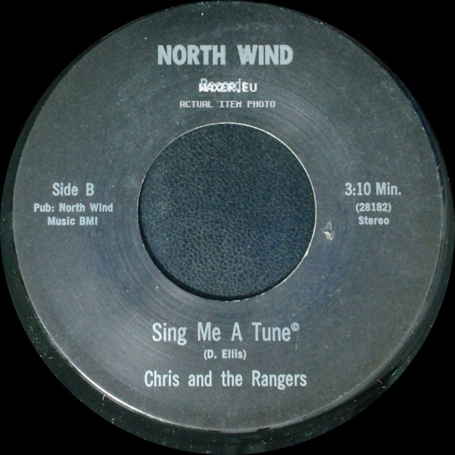Chris And The Rangers - Please Think It Over / Sing Me A Tune side B