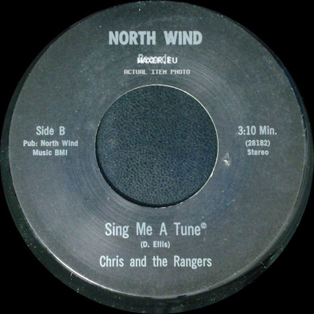 Chris And The Rangers - Please Think It Over / Sing Me A Tune side B