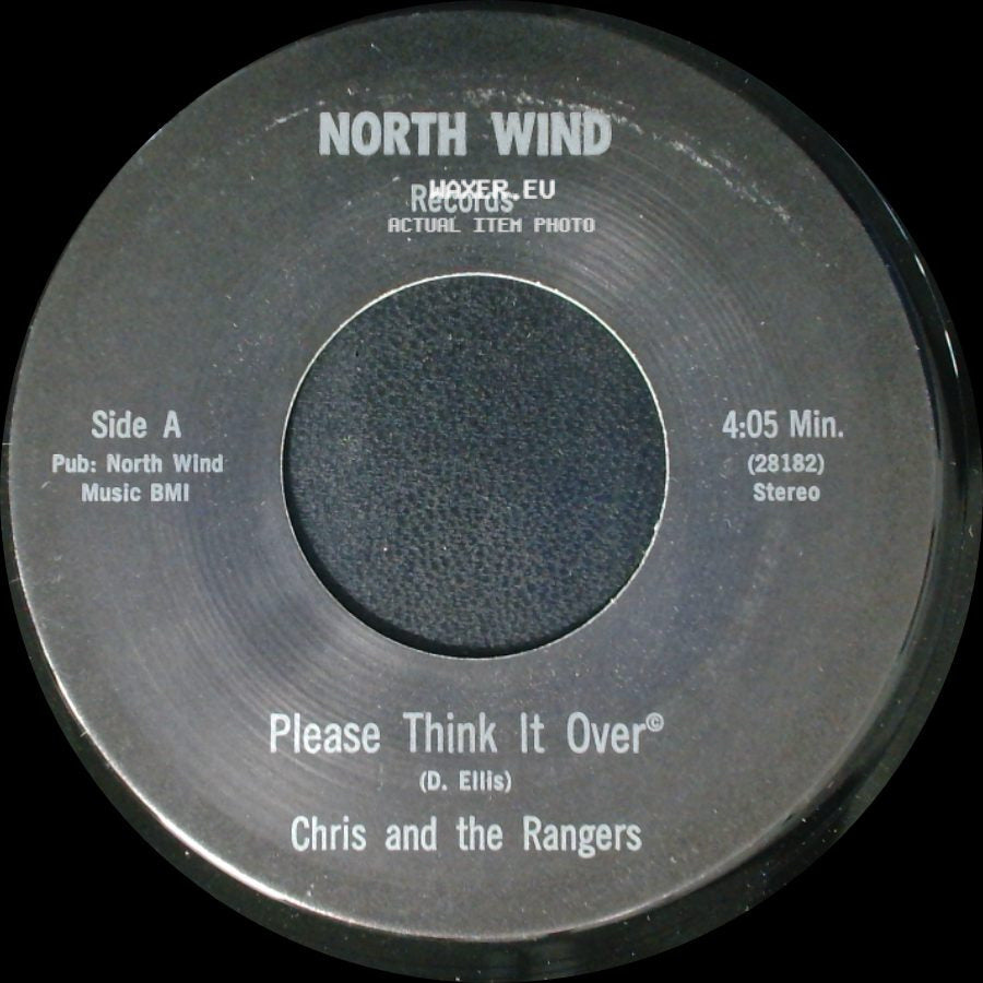 Chris And The Rangers - Please Think It Over / Sing Me A Tune side A