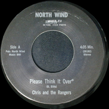 Chris And The Rangers - Please Think It Over / Sing Me A Tune side A