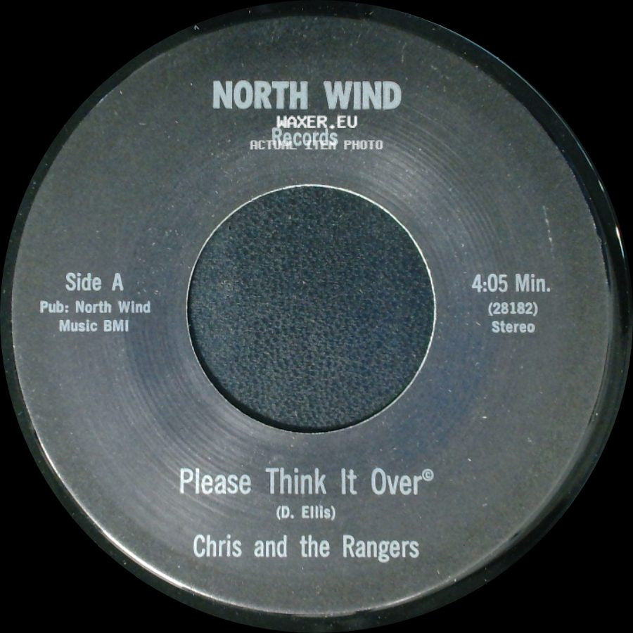 Chris And The Rangers - Please Think It Over / Sing Me A Tune side A