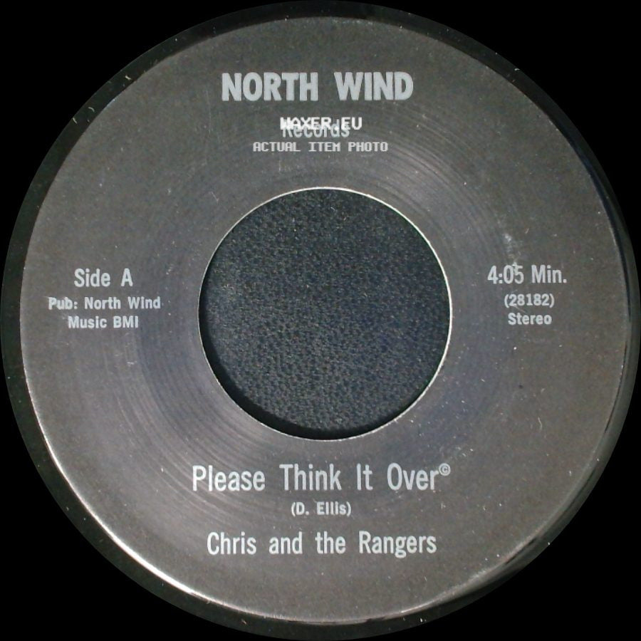 Chris And The Rangers - Please Think It Over / Sing Me A Tune side A