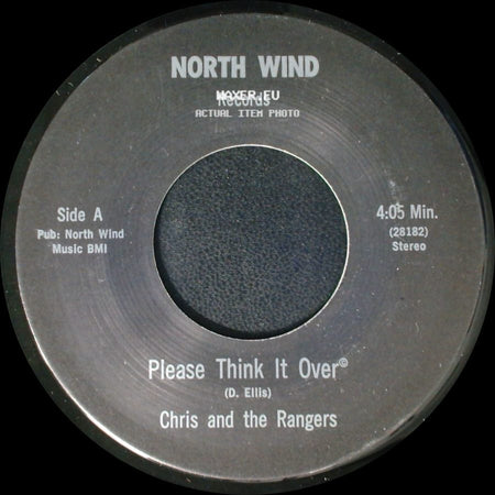 Chris And The Rangers - Please Think It Over / Sing Me A Tune side A