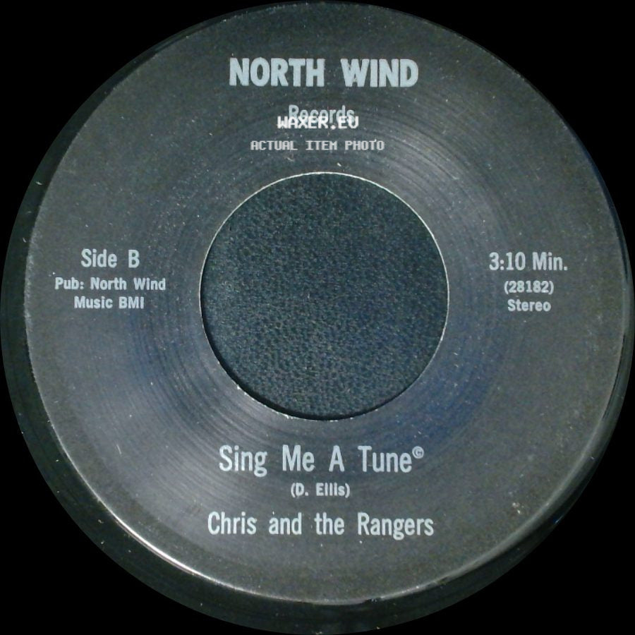 Chris And The Rangers - Please Think It Over / Sing Me A Tune side B