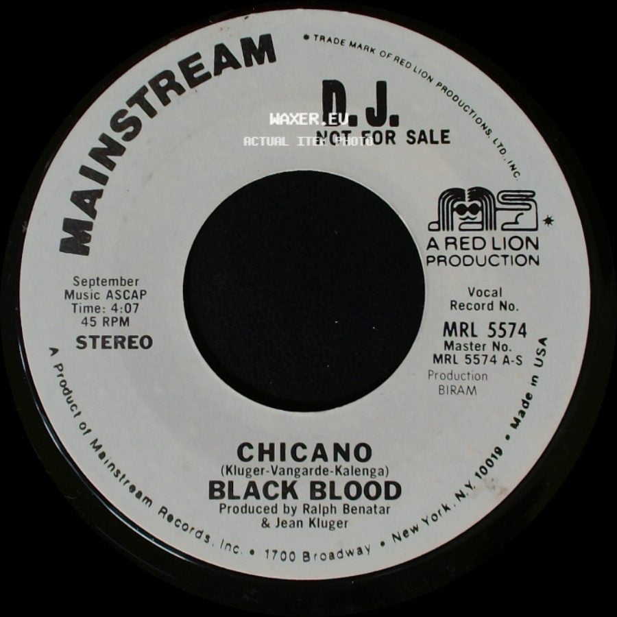 Chicano - Black Blood / Black Blood side A
