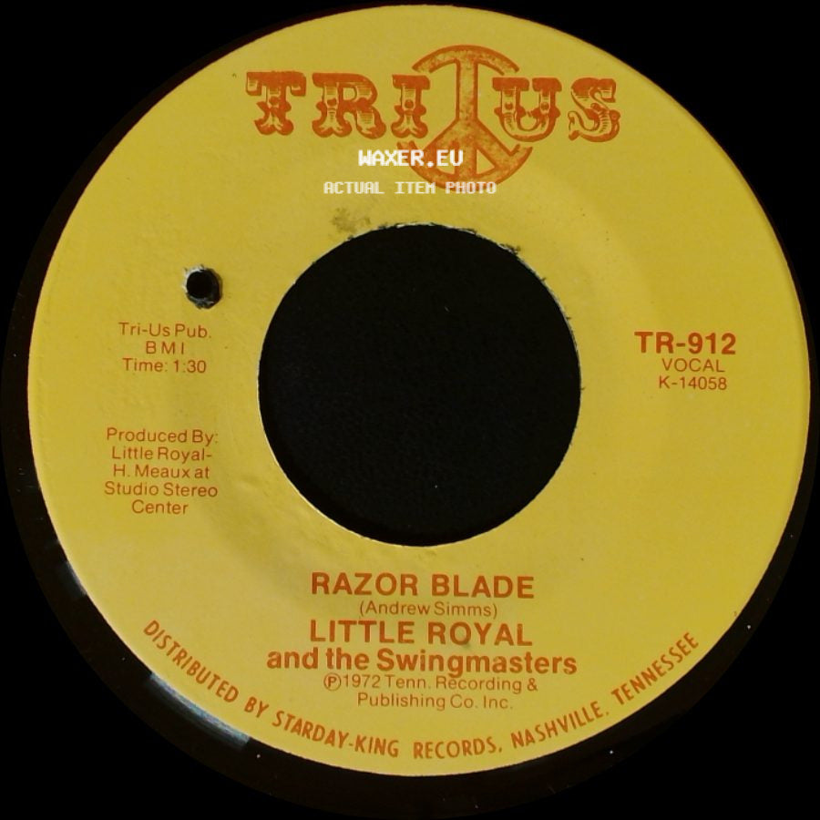 Little Royal And The Swingmasters - Jealous / Razor Blade side B