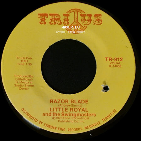 Little Royal And The Swingmasters - Razor Blade / Jealous side A