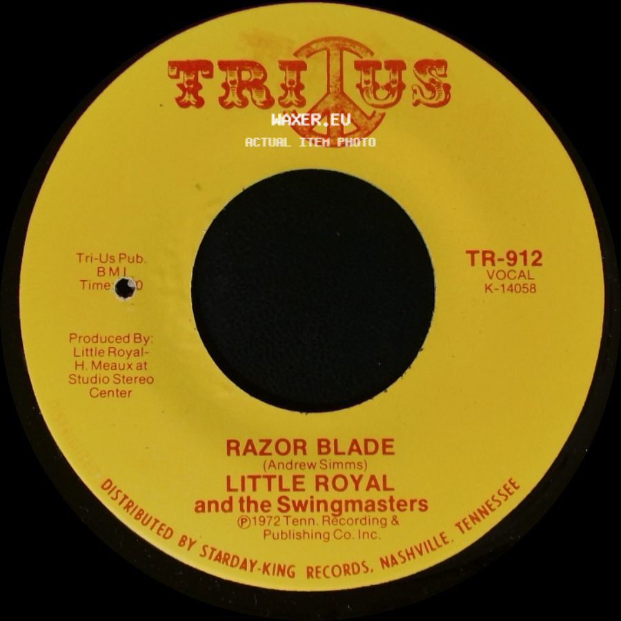 Little Royal And The Swingmasters - Razor Blade / Jealous side A
