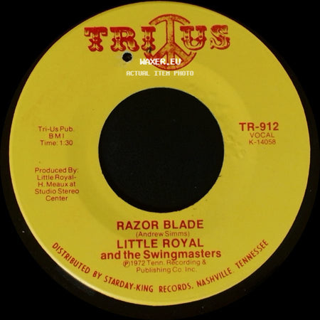 Little Royal And The Swingmasters - Razor Blade / Jealous side A