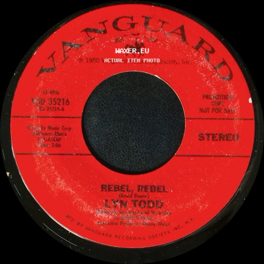 Lyn Todd - Rebel Rebel / Rebel, Rebel side B