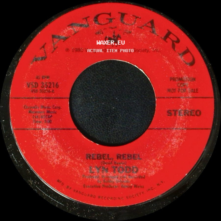 Lyn Todd - Rebel, Rebel / Rebel, Rebel side A
