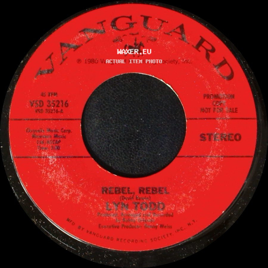 Lyn Todd - Rebel, Rebel / Rebel, Rebel side B