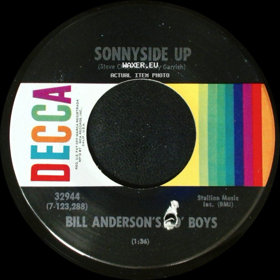 Bill Anderson's Po' Boys - Sonnyside Up / Guitar Bag side A