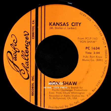 Ron Shaw - Kansas City / I Cry Instead side A