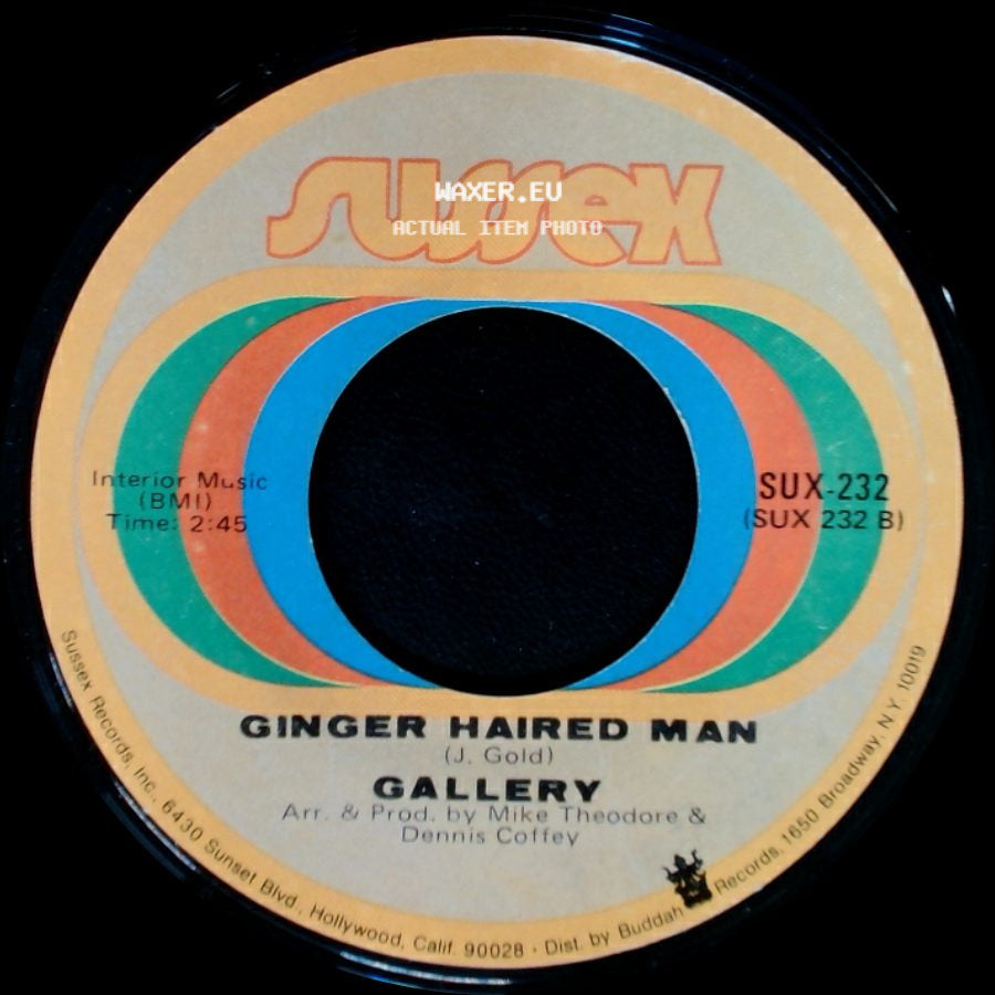 Gallery - Nice To Be With You / Ginger Haired Man side B