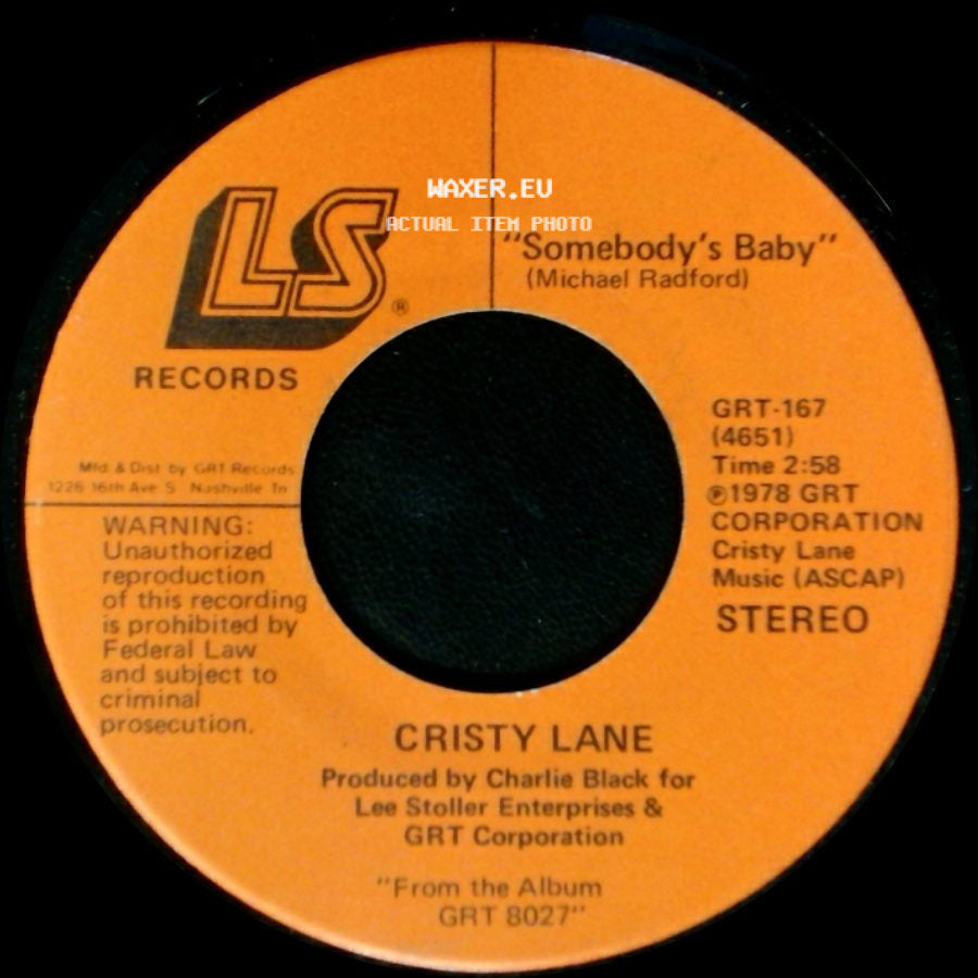 Cristy Lane - Penny Arcade / Somebody's Baby side B
