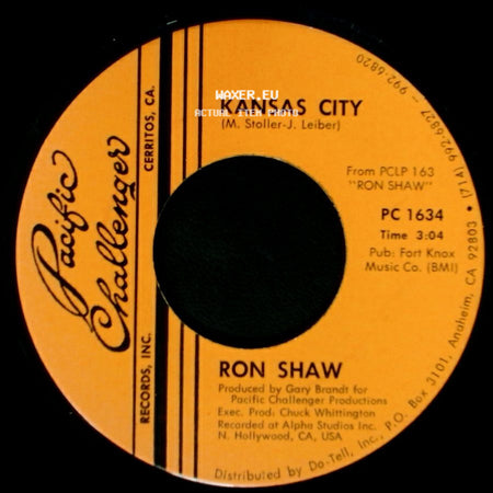 Ron Shaw - Kansas City / I Cry Instead side A