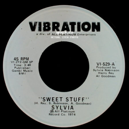 Sylvia - Sweet Stuff / Sweet Stuff side B
