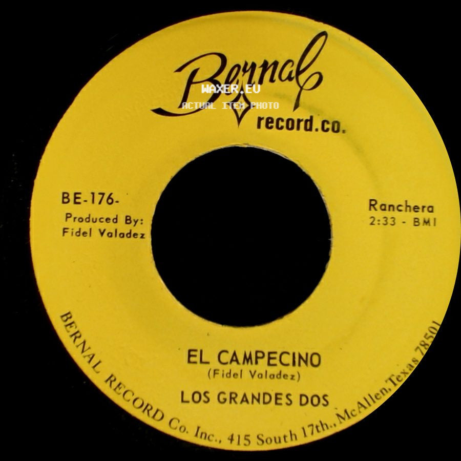 Los Grandes Dos - El Campecino / El Traca Traca side A