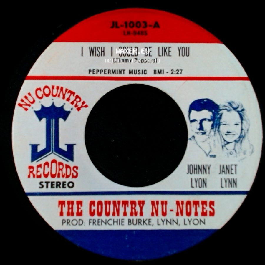 The Country Nu-Notes - I Wish I Could Be Like You / Bridge Over Troubled Waters side A