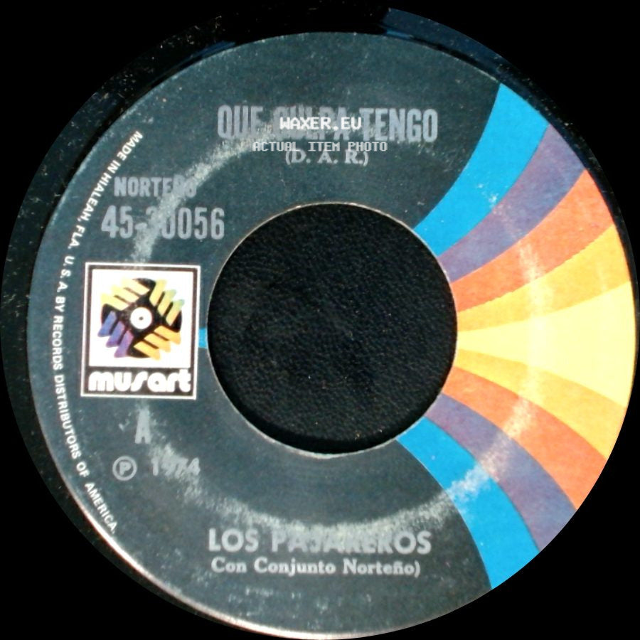 Los Pajareros - Que Culpa Tengo / En Donde Esta Mi Saxofon side A