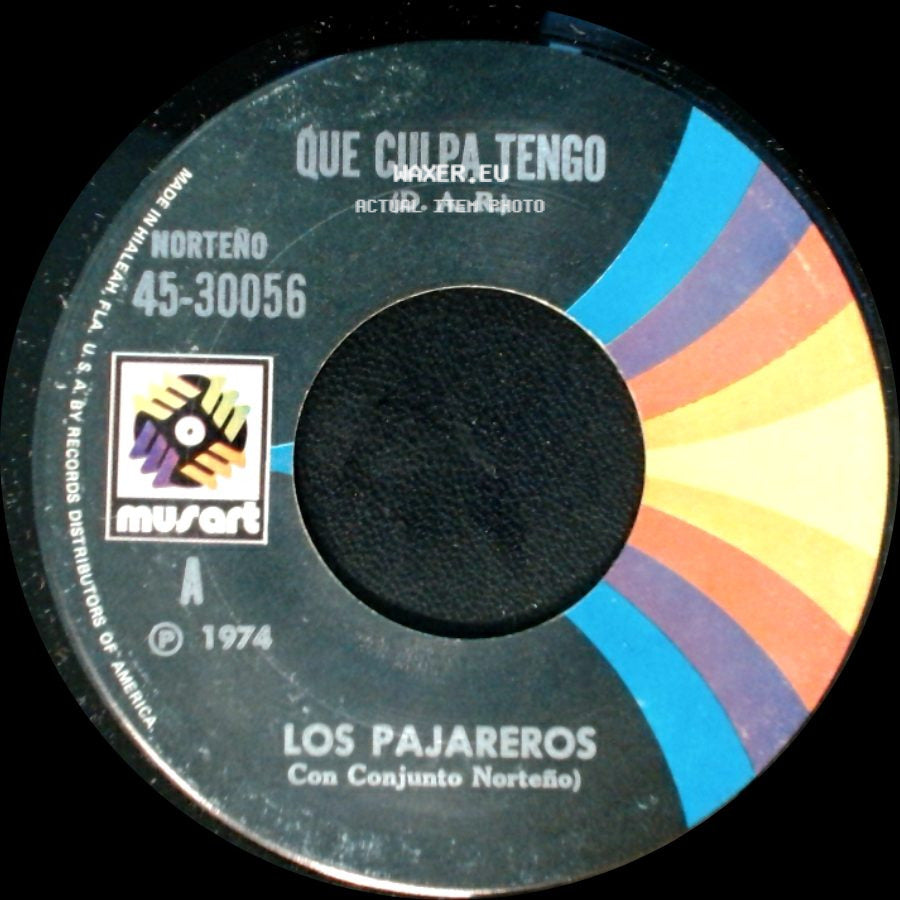 Los Pajareros - En Donde Esta Mi Saxofon / Que Culpa Tengo side B