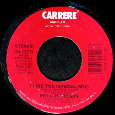 Phyllis Nelson - I Like You (Special Mix) / Reachin' side A
