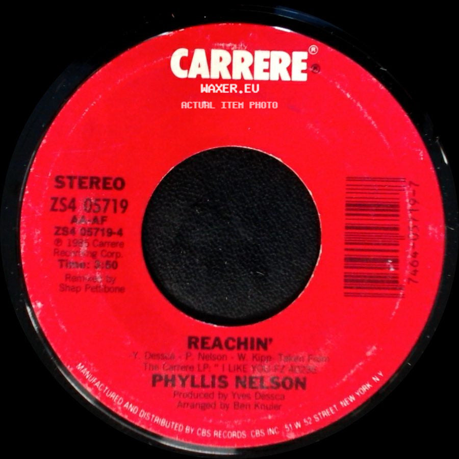Phyllis Nelson - I Like You (Special Mix) / Reachin' side B