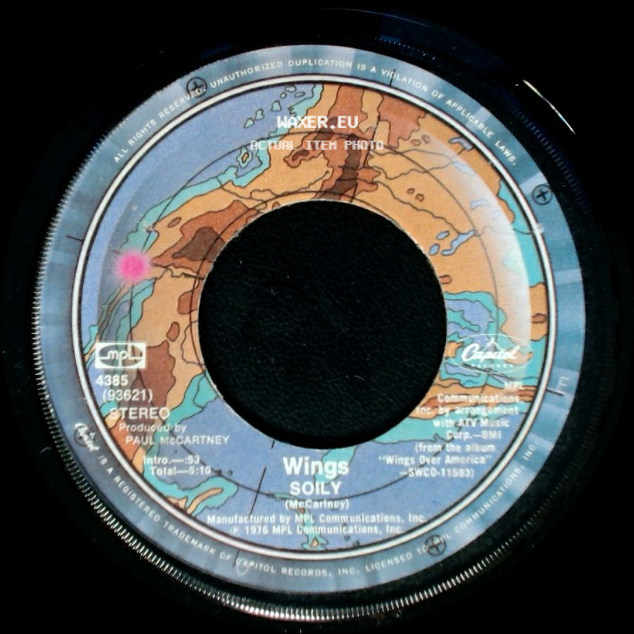 Wings - Maybe I'm Amazed / Soily side B