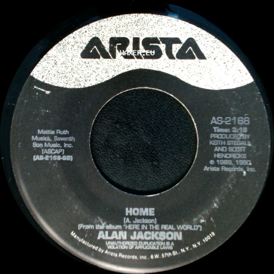 Alan Jackson - Home / I'd Love You All Over Again side A