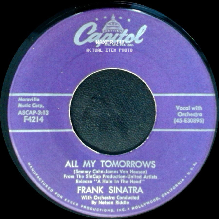 Frank Sinatra - All My Tomorrows / High Hopes side A