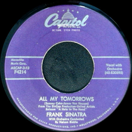 Frank Sinatra - All My Tomorrows / High Hopes side A