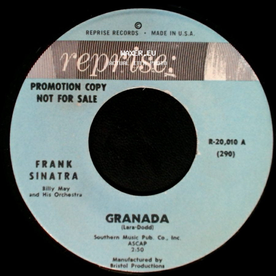 Frank Sinatra - Granada / The Curse Of An Aching Heart side A