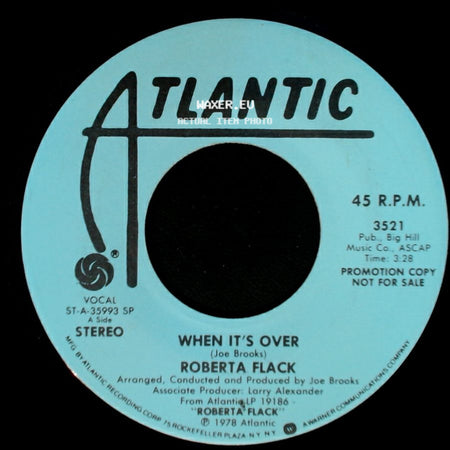 Roberta Flack - When It's Over / Come Share My Love side A