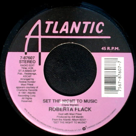 Roberta Flack - Set The Night To Music / Natural Thing side A
